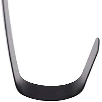 Metalleinzelnes Haken-Schwarz-weißer Kranz-Aufhänger für Front Door