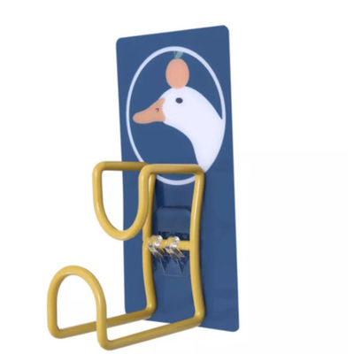 Karikaturedelstahlfreischnittbadezimmerküchenwandbehang-Tuchhaken