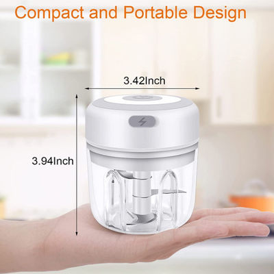 Ausgangsknoblauch-Presse Chopper Portable Food Chopper Mini Electric Choppers 250ML