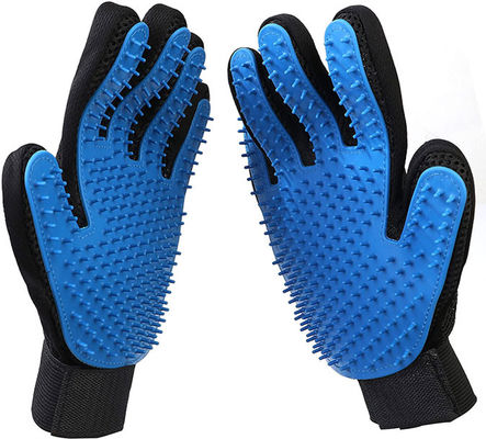 Silikon-Cat Dog Grooming Gloves For-Haustier-Massage Deshedding