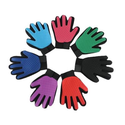 Silikon-Cat Dog Grooming Gloves For-Haustier-Massage Deshedding