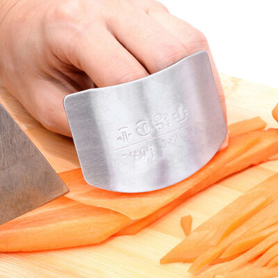 Edelstahl-Finger-Handschutz-sicherer Schutz From Kitchen Knife 6.5x4.5cm