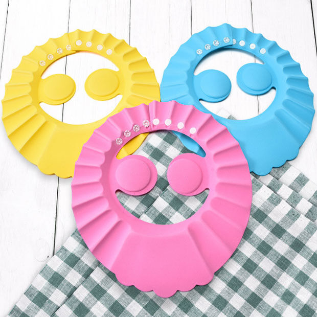 EVA-Baby-Duschkappen verstellbar mit Gehörschutz