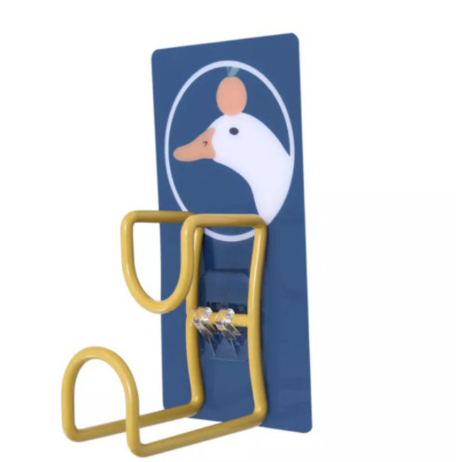 Karikaturedelstahlfreischnittbadezimmerküchenwandbehang-Tuchhaken