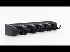 5 Position Cleaning Tool Holder 6 Hooks Wall Mount Broom Holder 447g