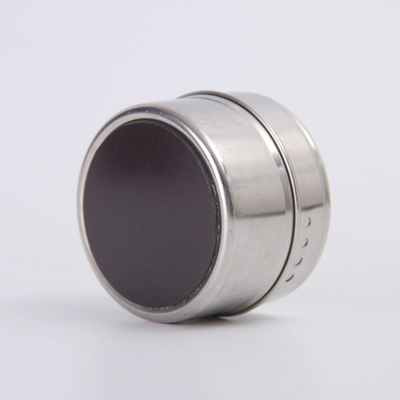 Küchen-Edelstahl-Gewürz-Gläser mit Gestell-Speicher-Magneten