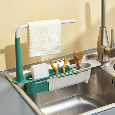Teleskopisches Wannen-Speicher-Gestell justierbare teleskopische 2 in 1 Wanne