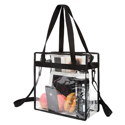 Plastik-Tote Bag With Zipper Closure transparent
