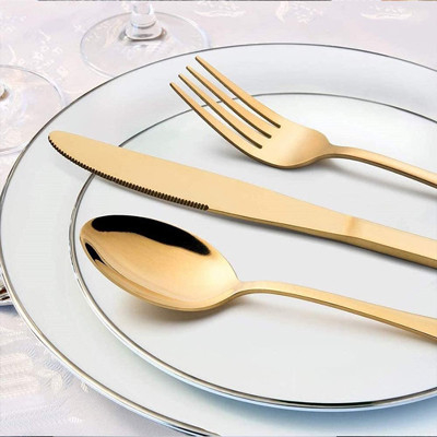 Besteck Küchenhelfer Gold Besteckset Edelstahl