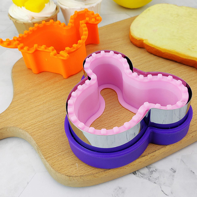 Sandwich-Schneider-Edelstahl Herz-Stern-Mickey Shapes Breads DIY