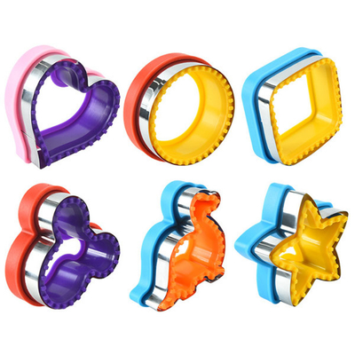 Sandwich-Schneider-Edelstahl Herz-Stern-Mickey Shapes Breads DIY