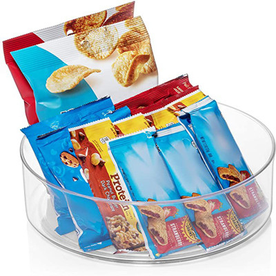 Runder klarer drehender Drehscheiben-Speicher-Plastikorganisator For Kitchen
