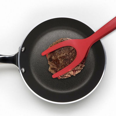 Fried Egg Double Spatula Bread-Grill 2 in 1 Griff Flip Tongs Pp Material