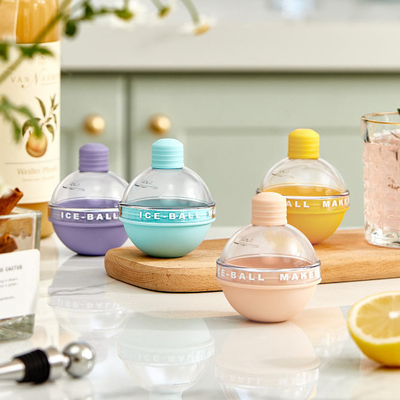 Glühlampe-Kreis-Bereich-Eis-Würfel-Behälter-Silikon-Eis-Ball-Form 100ml