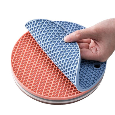 Küchen-Gerät gleiten nicht hitzebeständiges Silikon-heißen Topf-Halter Mat Coaster
