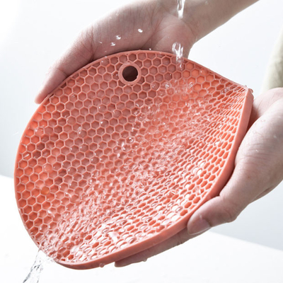 Küchen-Gerät gleiten nicht hitzebeständiges Silikon-heißen Topf-Halter Mat Coaster