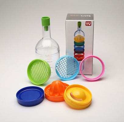 Multifunktions8 in 1 Schalen des Küchen-Werkzeug-Satz-Juice Bottle Grater Fruit und Gemüse