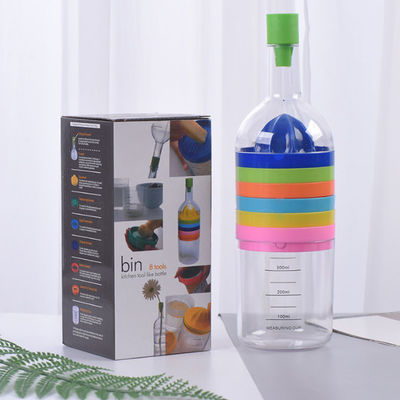 Multifunktions8 in 1 Schalen des Küchen-Werkzeug-Satz-Juice Bottle Grater Fruit und Gemüse