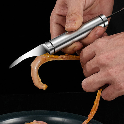 Edelstahl-materielles Garnele Deveiner-Werkzeug und Peeler-Auster, die Messer schält