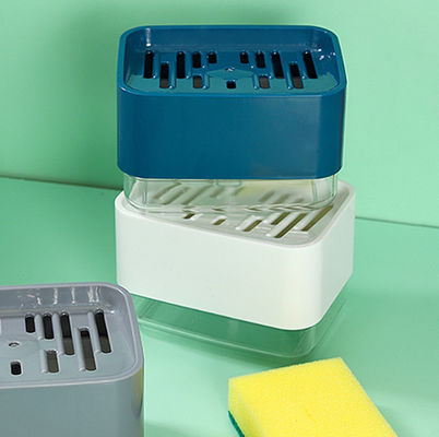Seifenspender-Pumpen-Kasten-Küche Countertop-Schwamm-Transportgestell Soap Pump Dispenser