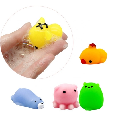 Unruhe-Spielwaren 50PCS TPR Mini Animal Squishy Stress Toys Mochis für Entspannung