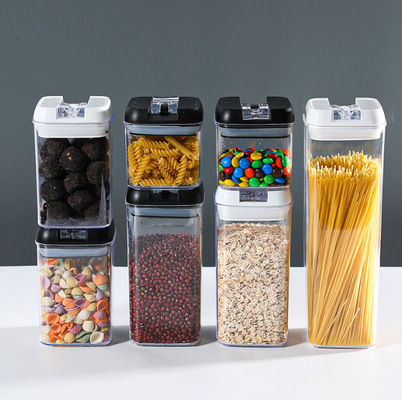 Haushalts-Vorratsbehälter Küche 7pcs BPA freier luftdichter mit einfachen Verschluss-Deckeln