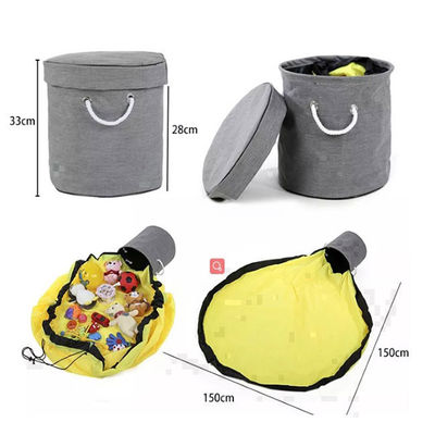 Der Haushalts-Vorratsbehälter-Spiel Mat Drawstring Toy Storage Bag der kundengebundene Kinder