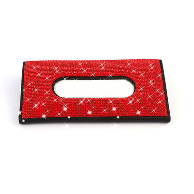 Auto-Masken-Gewebe-Kasten-Servietten-Halter Diamant PUs lederner für Auto