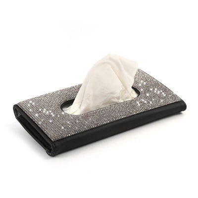 Auto-Masken-Gewebe-Kasten-Servietten-Halter Diamant PUs lederner für Auto