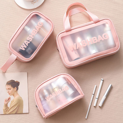 Tragbare wasserdichte Reise-Make-up PVC-Kulturtasche für Sommer-Strand