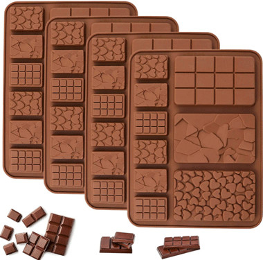 Silikon-Schokoladen-Bruch--Auseinanderform-Silikon-Protein-und Energieriegel-Formen