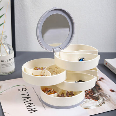 Gedrehter Plastikschmuck-Organisator Storage Box für Bolzen-Ohrring