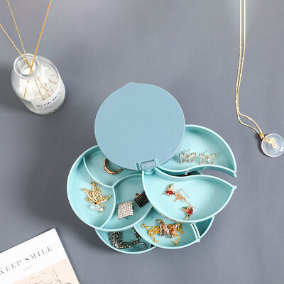 Gedrehter Plastikschmuck-Organisator Storage Box für Bolzen-Ohrring