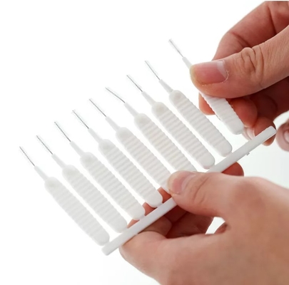 Haushaltsware-Duschkopf-Ausgang-Loch-Telefon-Kunststoffgriff Mini Cleaning Brush