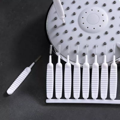 Haushaltsware-Duschkopf-Ausgang-Loch-Telefon-Kunststoffgriff Mini Cleaning Brush