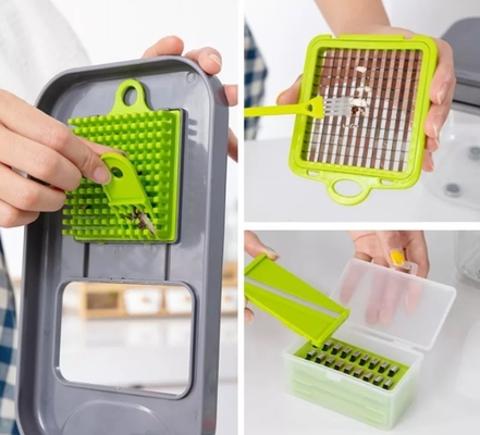 Küchen-Werkzeug-Gemüsefrucht-Chopper Slicer Manual Vegetable Grater-Schneider-Satz