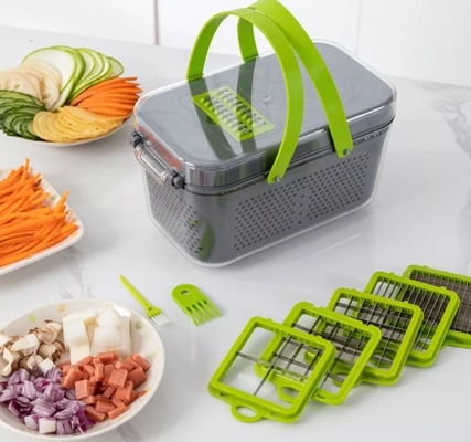 Küchen-Werkzeug-Gemüsefrucht-Chopper Slicer Manual Vegetable Grater-Schneider-Satz