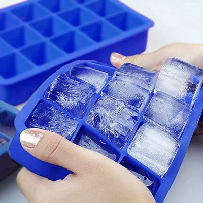 Loch-Silikon-Eis-Würfel Tray Easy Release Ice Cube Tray Kitchen Tools des Rechteck-15