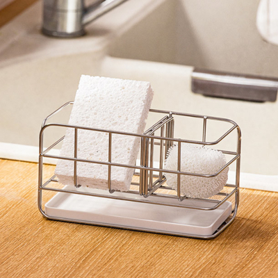 Schwamm-Halter für Spülbecken für Countertop-oder Wand-Stock mit Selbstüberlauf