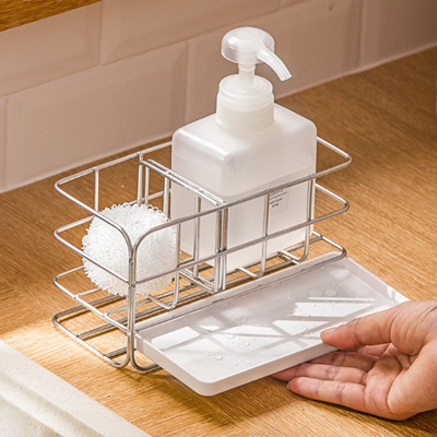 Schwamm-Halter für Spülbecken für Countertop-oder Wand-Stock mit Selbstüberlauf