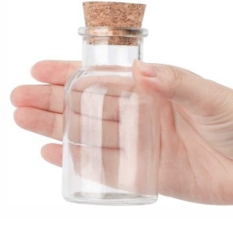 Küche 5oz, die leere Gewürz-Gläser mit Cork Lids And Labels würzt