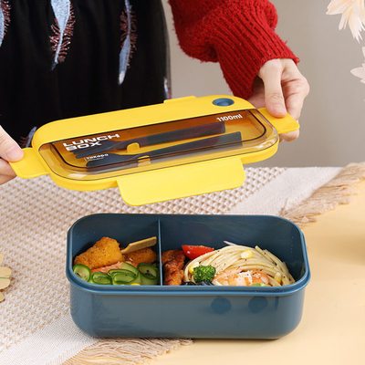 freundliches Bento Box Airtight Lunch Box Safe 1L 2L 3L Rechteck-pp. Eco für Mikrowelle
