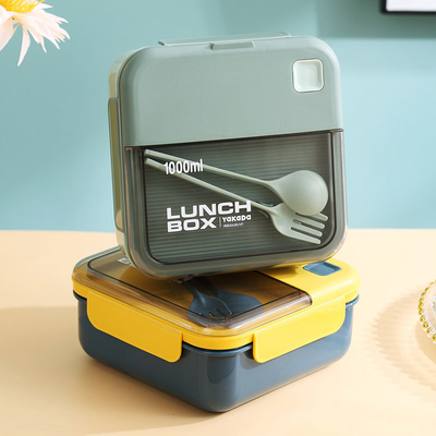 freundliches Bento Box Airtight Lunch Box Safe 1L 2L 3L Rechteck-pp. Eco für Mikrowelle