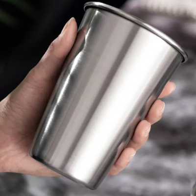 thermisches Vakuum 400ml 500ml isolierte Massenedelstahl-Trommel-Becher für Kaffee-Milch-Bier