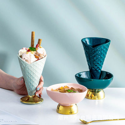 Muliti-Farbkeramische Geschirr-Eiscreme-Schalen-Küchen-Werkzeuge