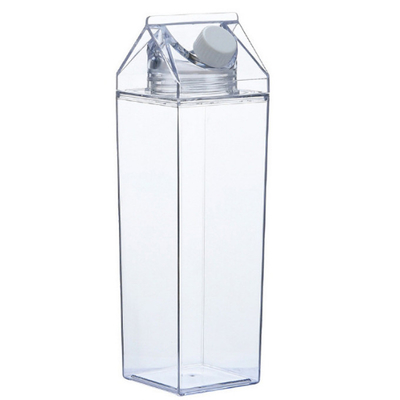 kundenspezifische Trinkbecher melken des Plastikquadrat-500ml die wasserundurchlässige Karton-Wasser-Flasche