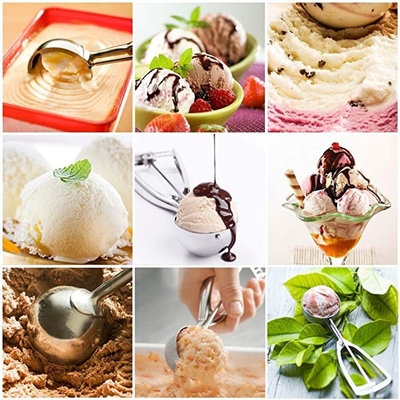 Multifunktionsedelstahl-Plätzchen-Schaufel-Portionierer-Küchen-Werkzeuge