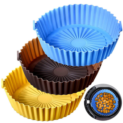 Luft-Bratpfannen-Silikon-Topf-Luft-Bratpfannen-Oven Accessories Air Fryer Silicone-Zwischenlagen