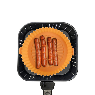 Luft-Bratpfannen-Silikon-Topf-Luft-Bratpfannen-Oven Accessories Air Fryer Silicone-Zwischenlagen