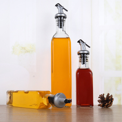 Klarglas-Olive Oil Dispenser Bottles Cooking-Öl-Behälter für Küche